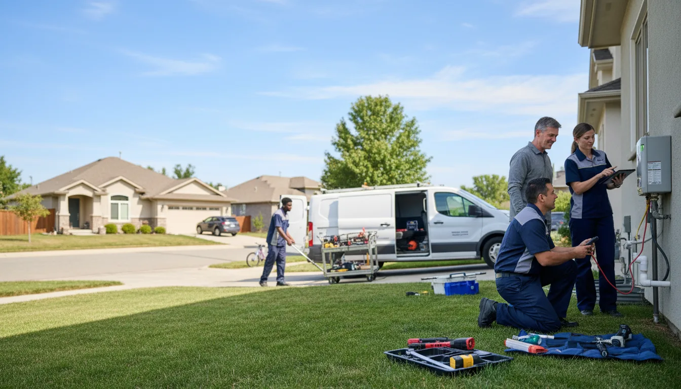 Tankless water heater service in Republic, PA
